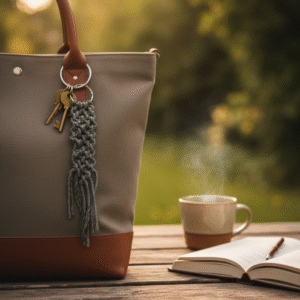 The "Daytripper" Macrame Keychain